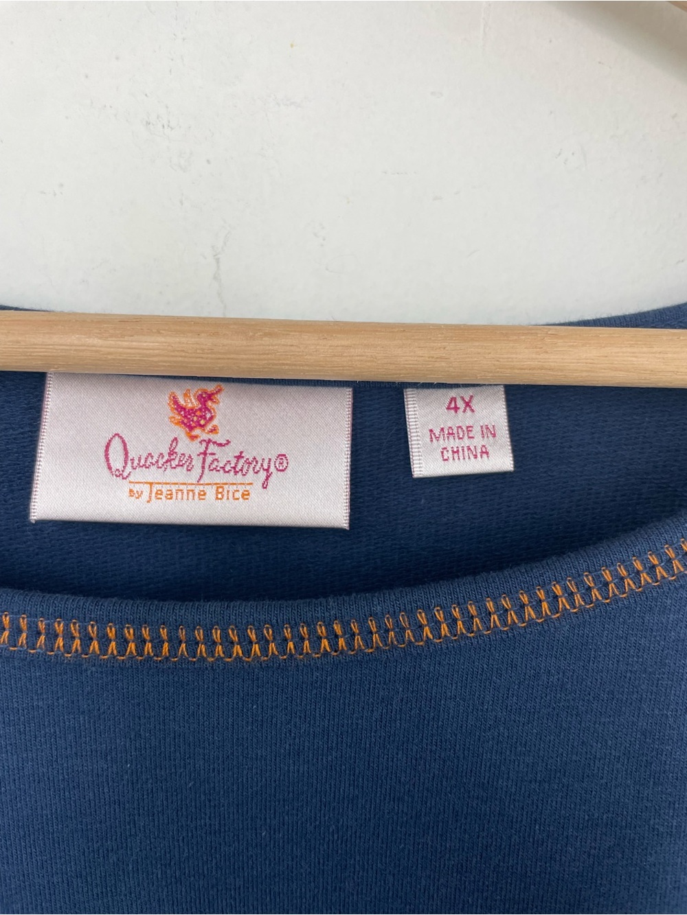 Quacker Factory Kisses of Autumn Sequin French Terry Top Pumpkins size 2X - Picture 11 of 16